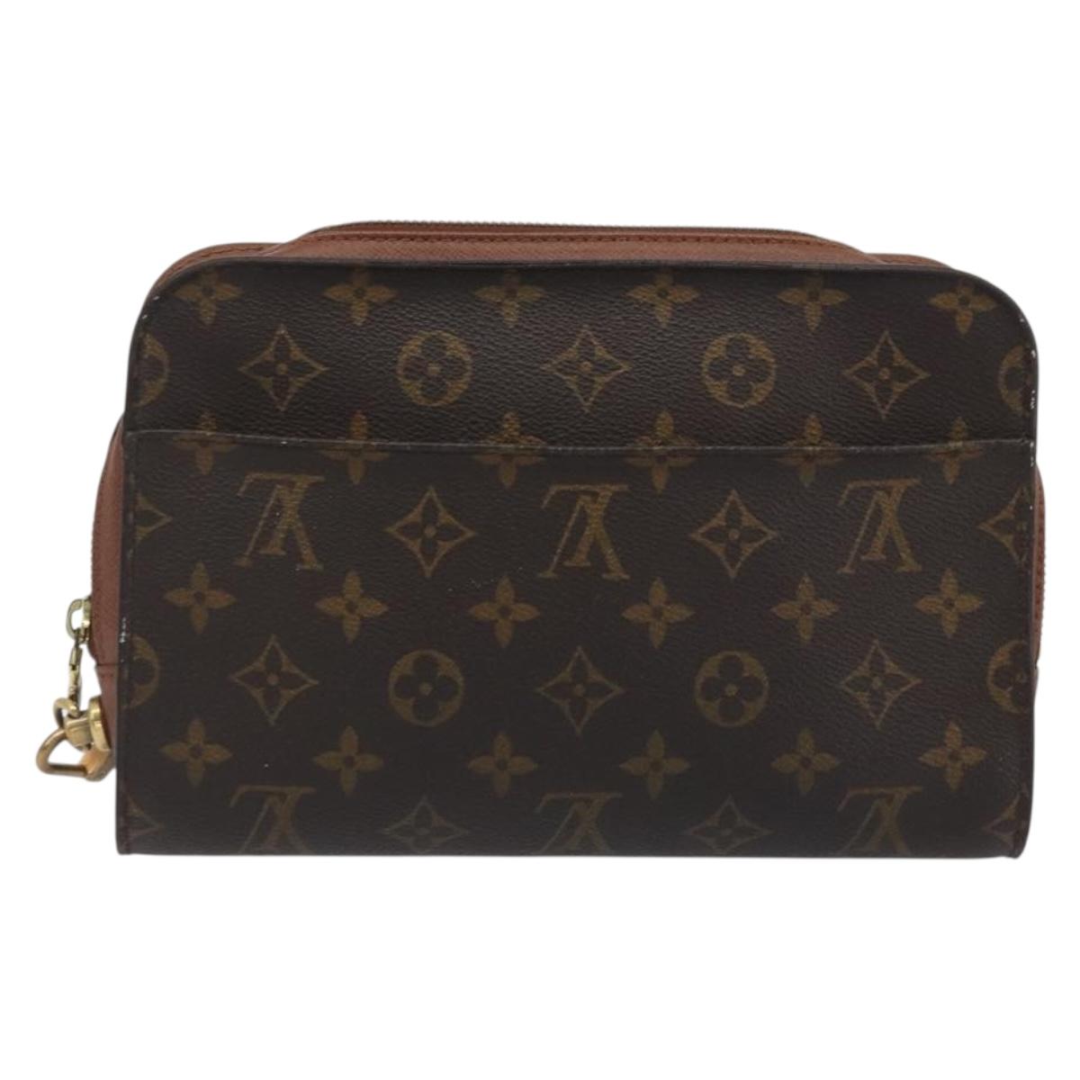 LOUIS VUITTON Monogram Orsay Clutch Bag M51790 LV Auth 197034