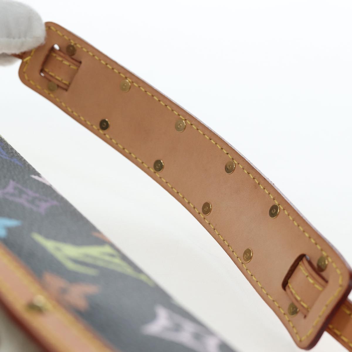 LOUIS VUITTON Monogram Multicolor Pochette Dalmatian Black M9282 Auth 197035SM