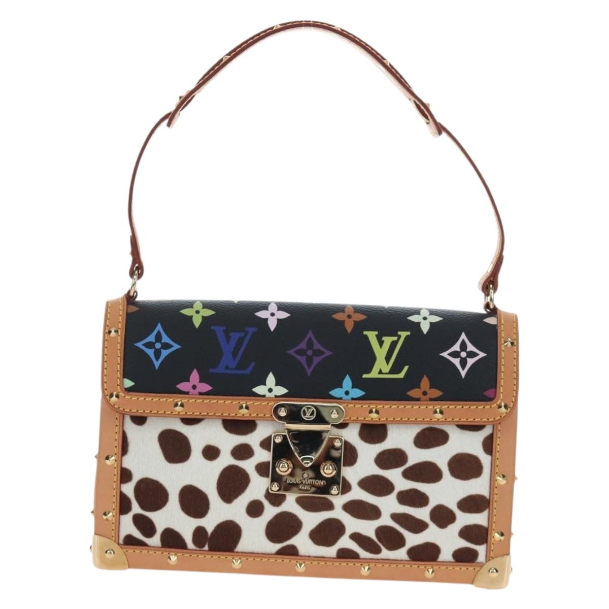 LOUIS VUITTON Monogram Multicolor Pochette Dalmatian Black M9282 Auth 197035SM