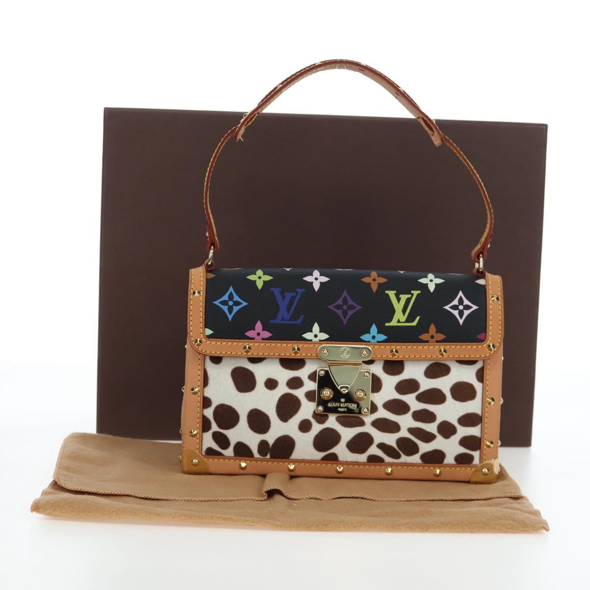 LOUIS VUITTON Monogram Multicolor Pochette Dalmatian Black M9282 Auth 197035SM