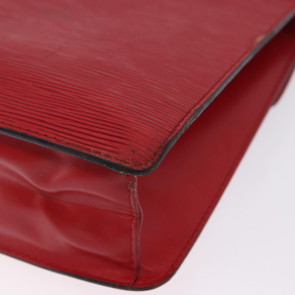 LOUIS VUITTON Epi Monceau 28 Hand Bag Red M40783 LV Auth 197039