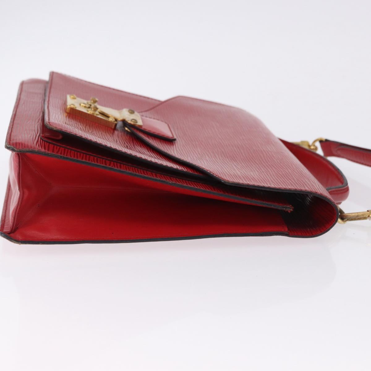 LOUIS VUITTON Epi Monceau 28 Hand Bag Red M40783 LV Auth 197039