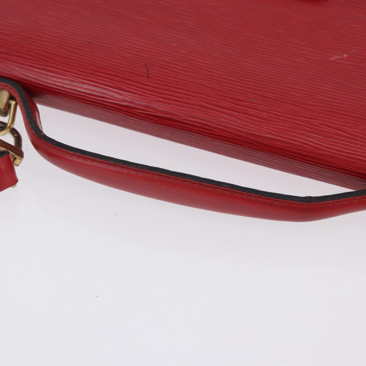 LOUIS VUITTON Epi Monceau 28 Hand Bag Red M40783 LV Auth 197039