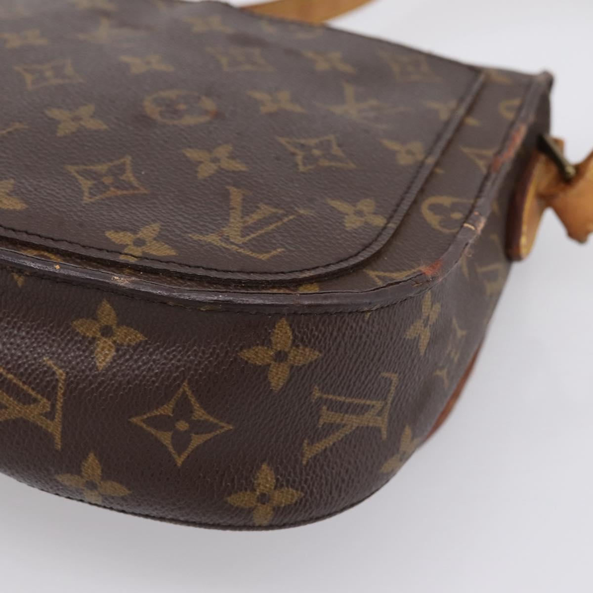 LOUIS VUITTON Monogram Saint Cloud GM Shoulder Bag M51242 LV Auth 197042