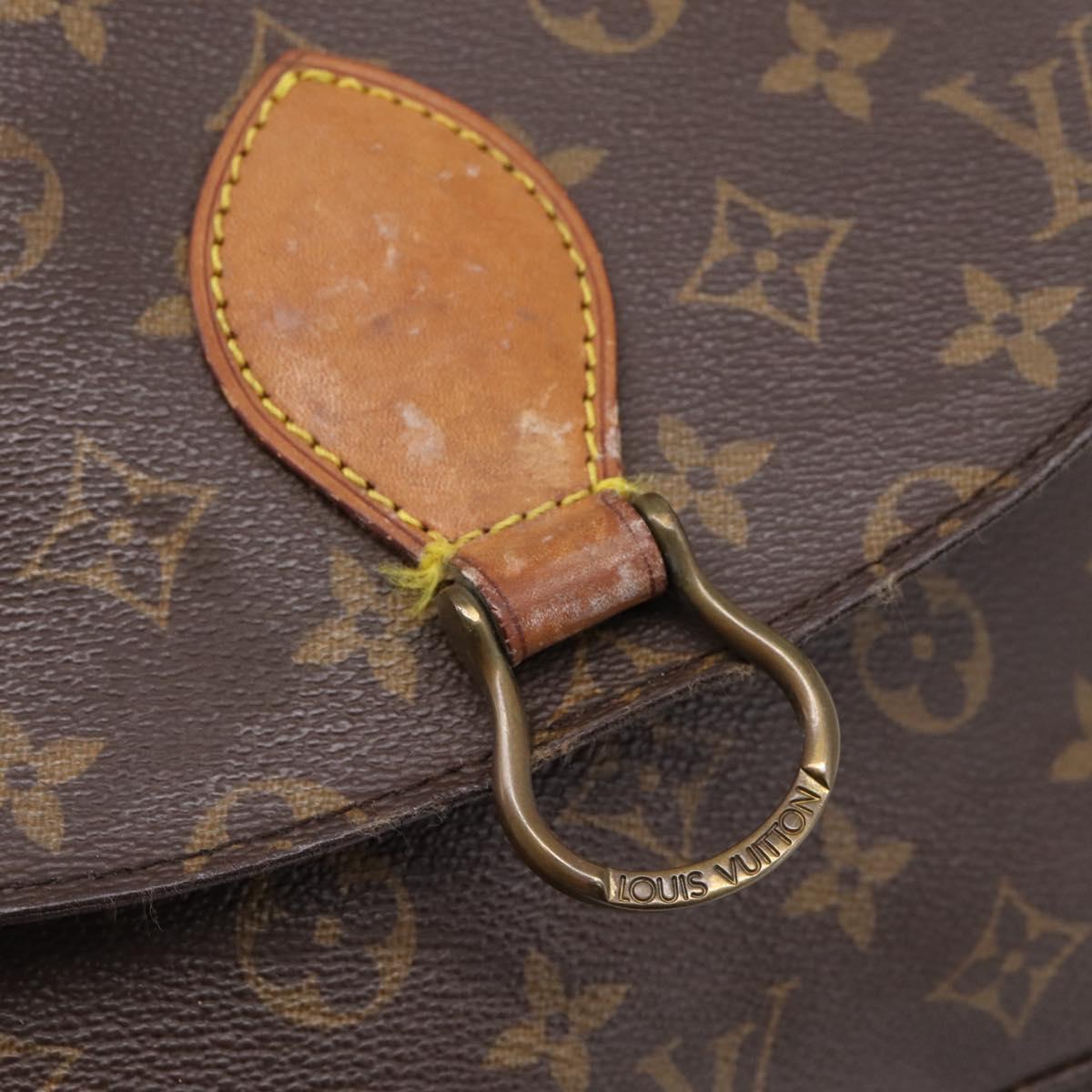 LOUIS VUITTON Monogram Saint Cloud GM Shoulder Bag M51242 LV Auth 197042