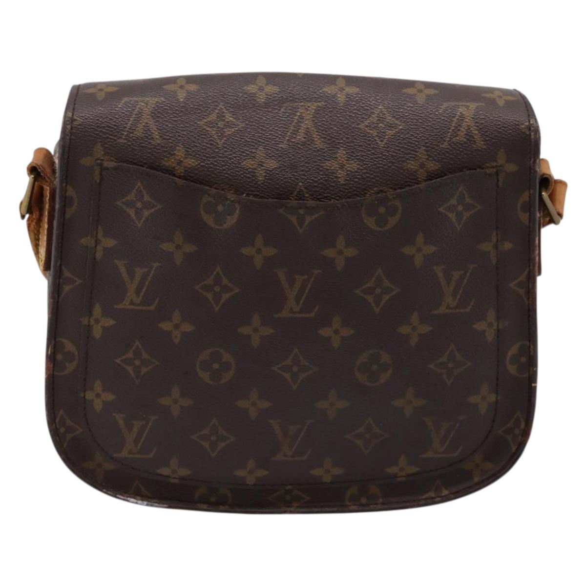 LOUIS VUITTON Monogram Saint Cloud GM Shoulder Bag M51242 LV Auth 197042