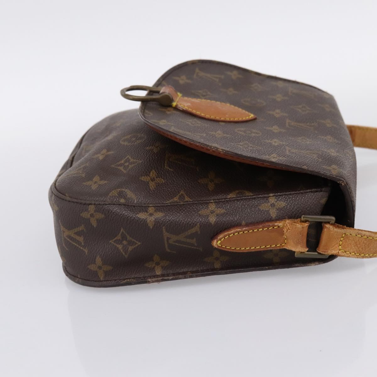 LOUIS VUITTON Monogram Saint Cloud GM Shoulder Bag M51242 LV Auth 197042