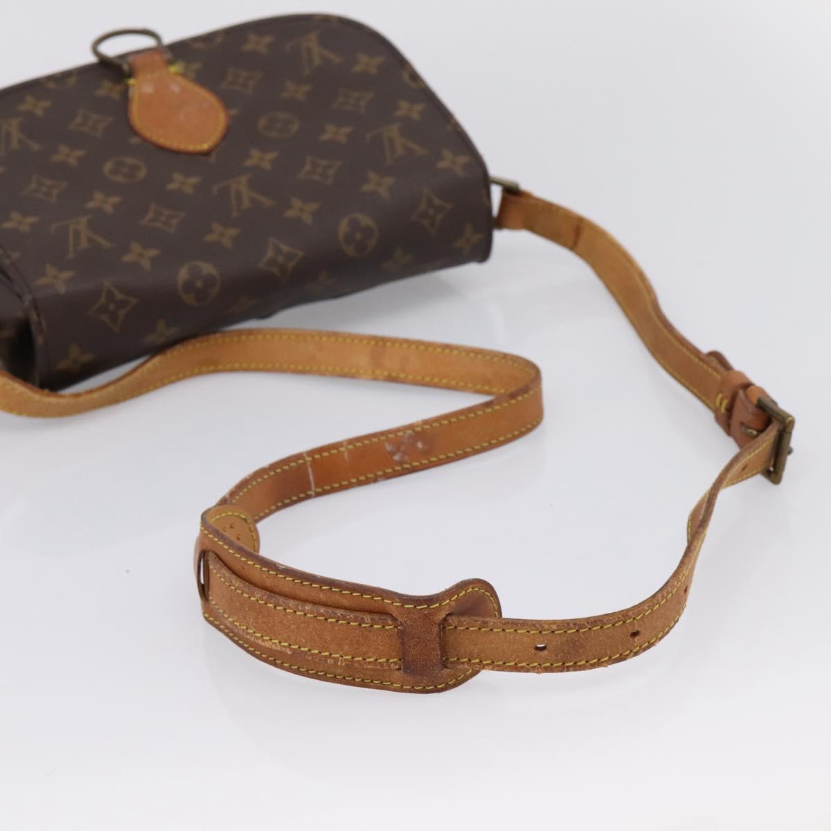 LOUIS VUITTON Monogram Saint Cloud GM Shoulder Bag M51242 LV Auth 197042