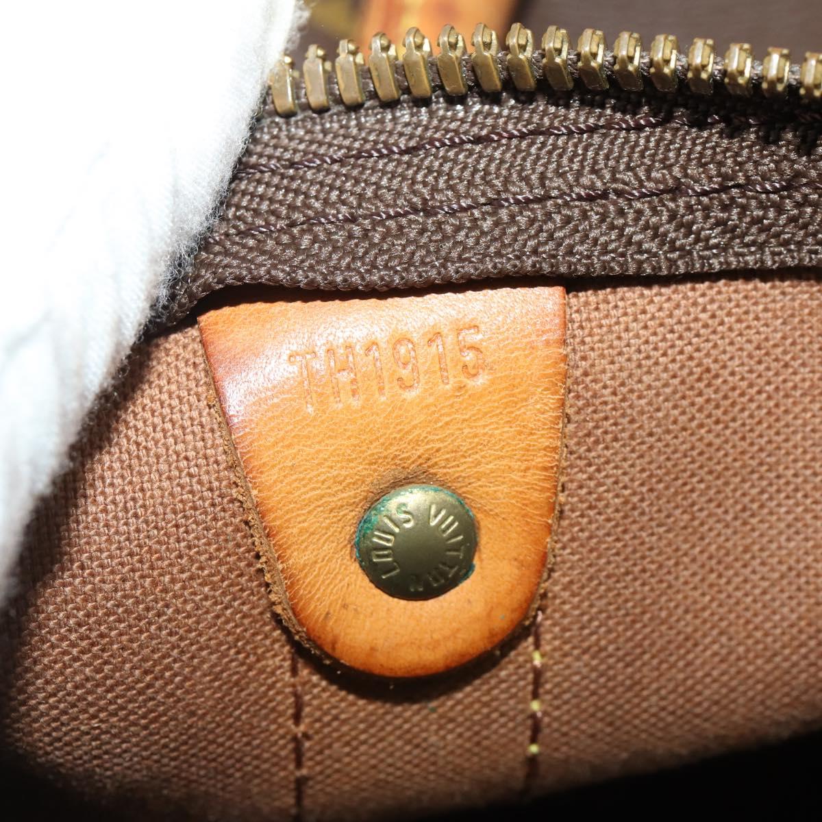 LOUIS VUITTON Monogram Keepall Bandouliere 50 Boston Bag M41416 LV Auth 197044
