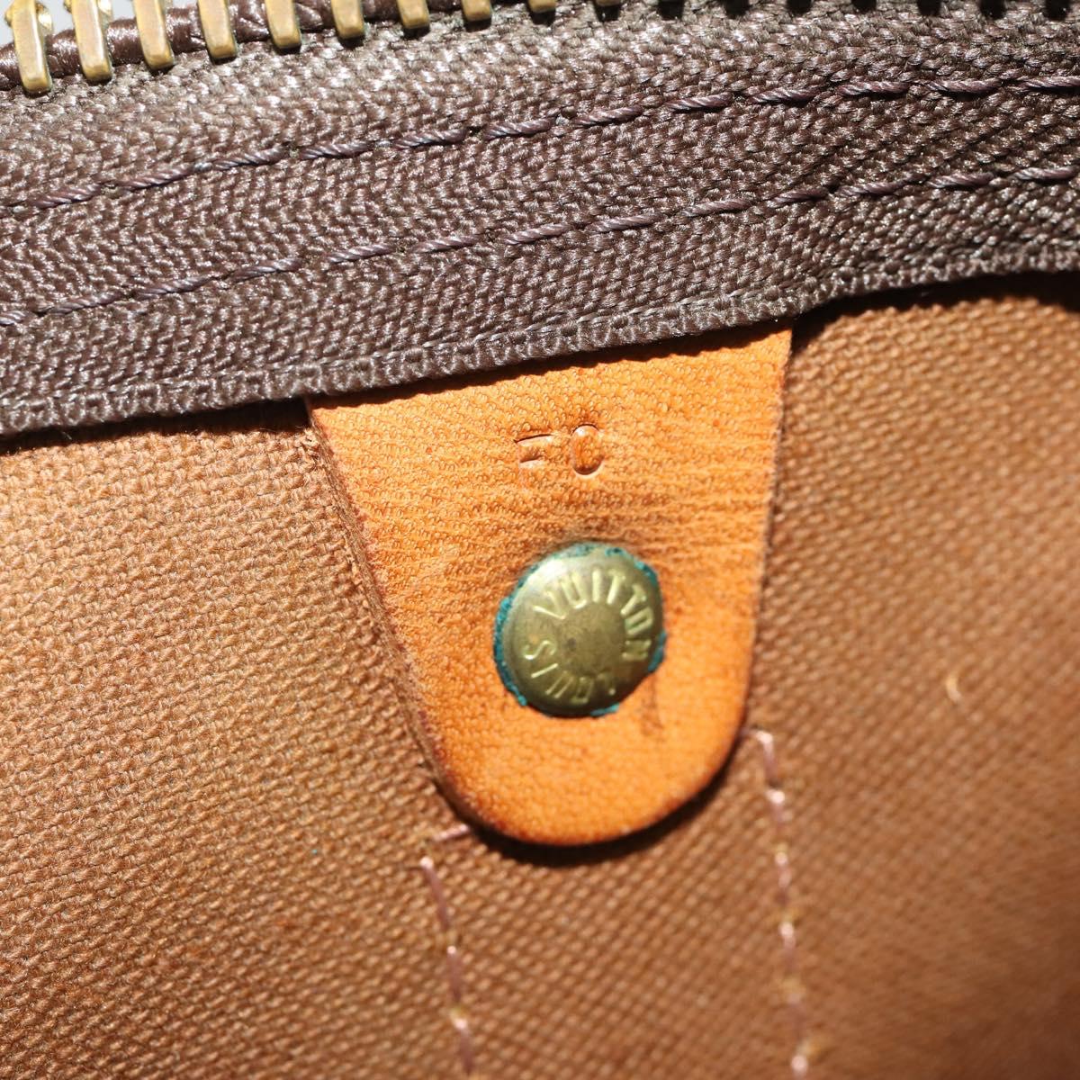 LOUIS VUITTON Monogram Keepall 45 Boston Bag M41428 LV Auth 197047