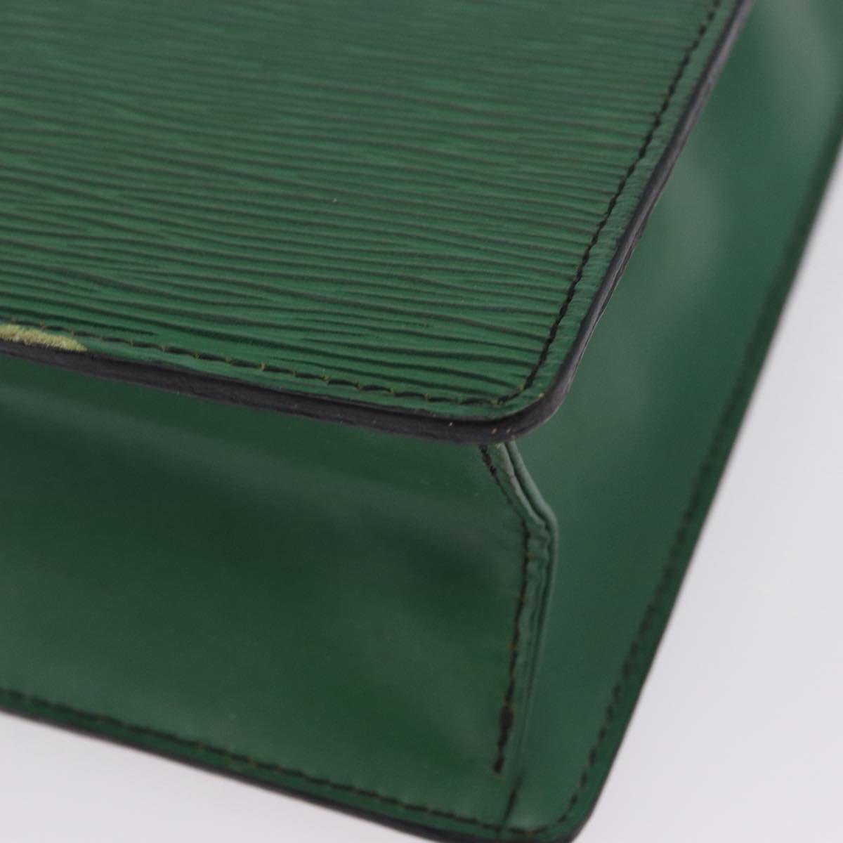 LOUIS VUITTON Epi Sac Plat Hand Bag Green M59084 LV Auth 197049