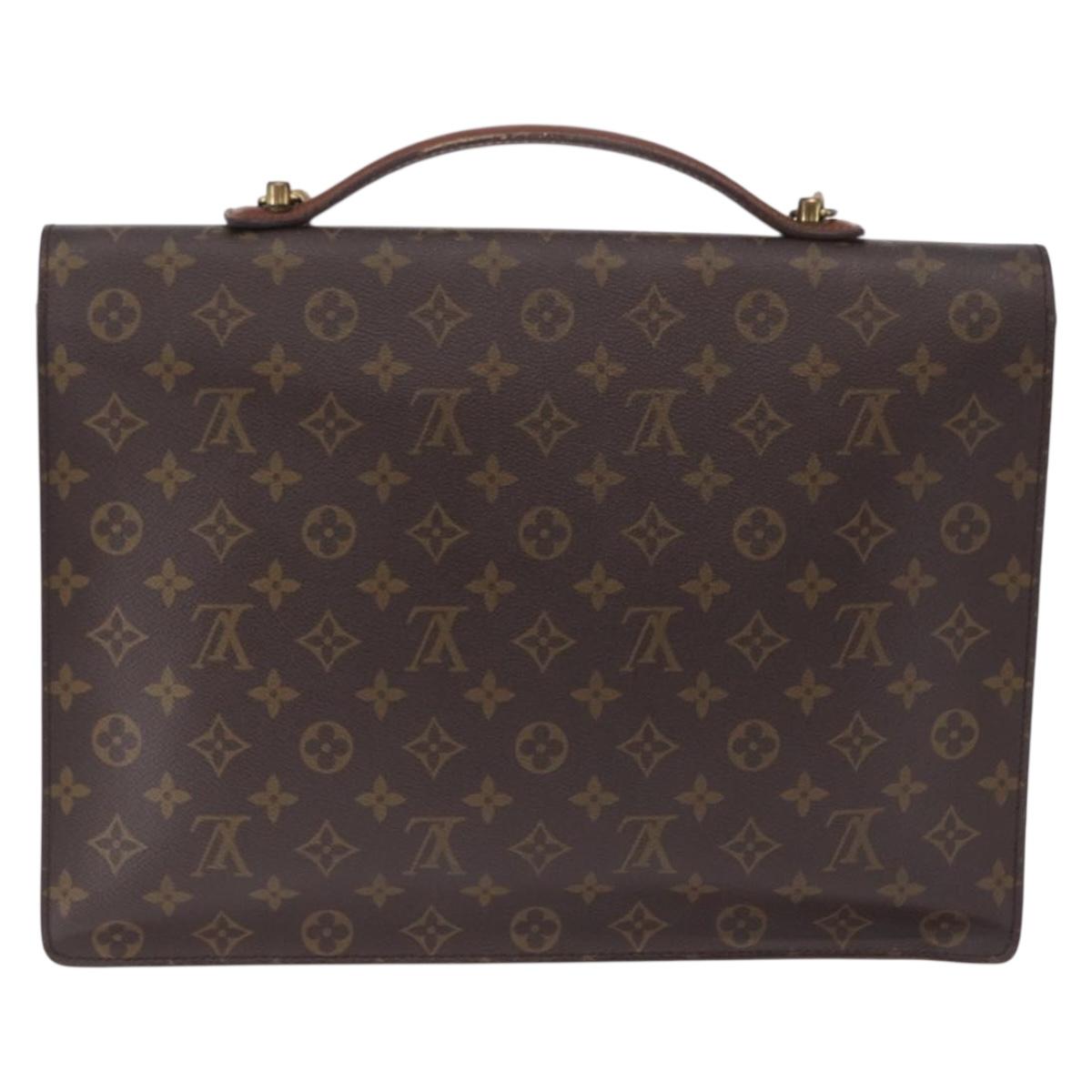 LOUIS VUITTON Monogram Porte Documents Bandouliere Bag M53338 LV Auth 197053