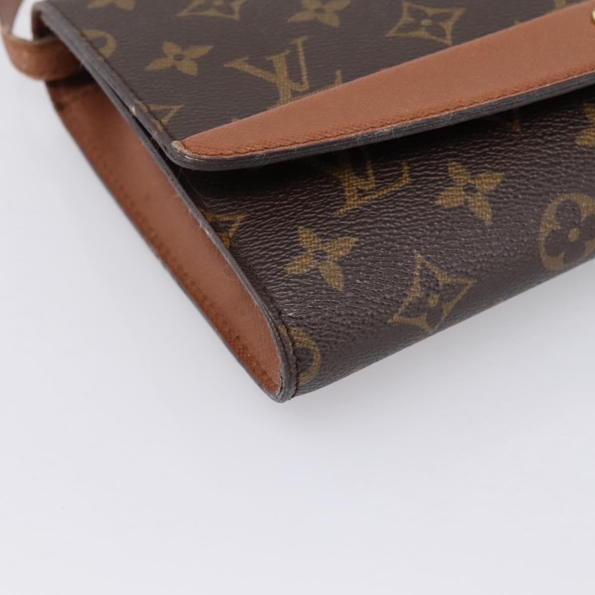 LOUIS VUITTON Monogram Bordeaux 24 Shoulder Bag M51798 LV Auth 197054