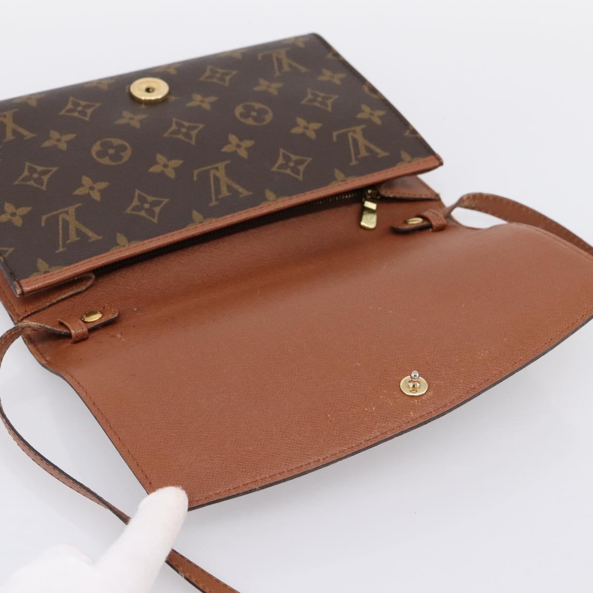 LOUIS VUITTON Monogram Bordeaux 24 Shoulder Bag M51798 LV Auth 197054