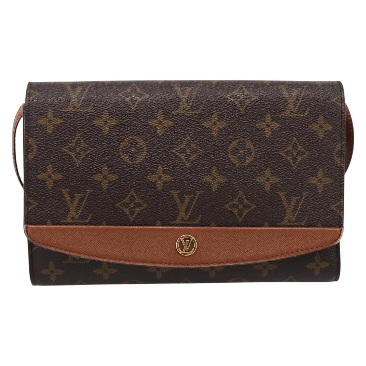 LOUIS VUITTON Monogram Bordeaux 24 Shoulder Bag M51798 LV Auth 197054