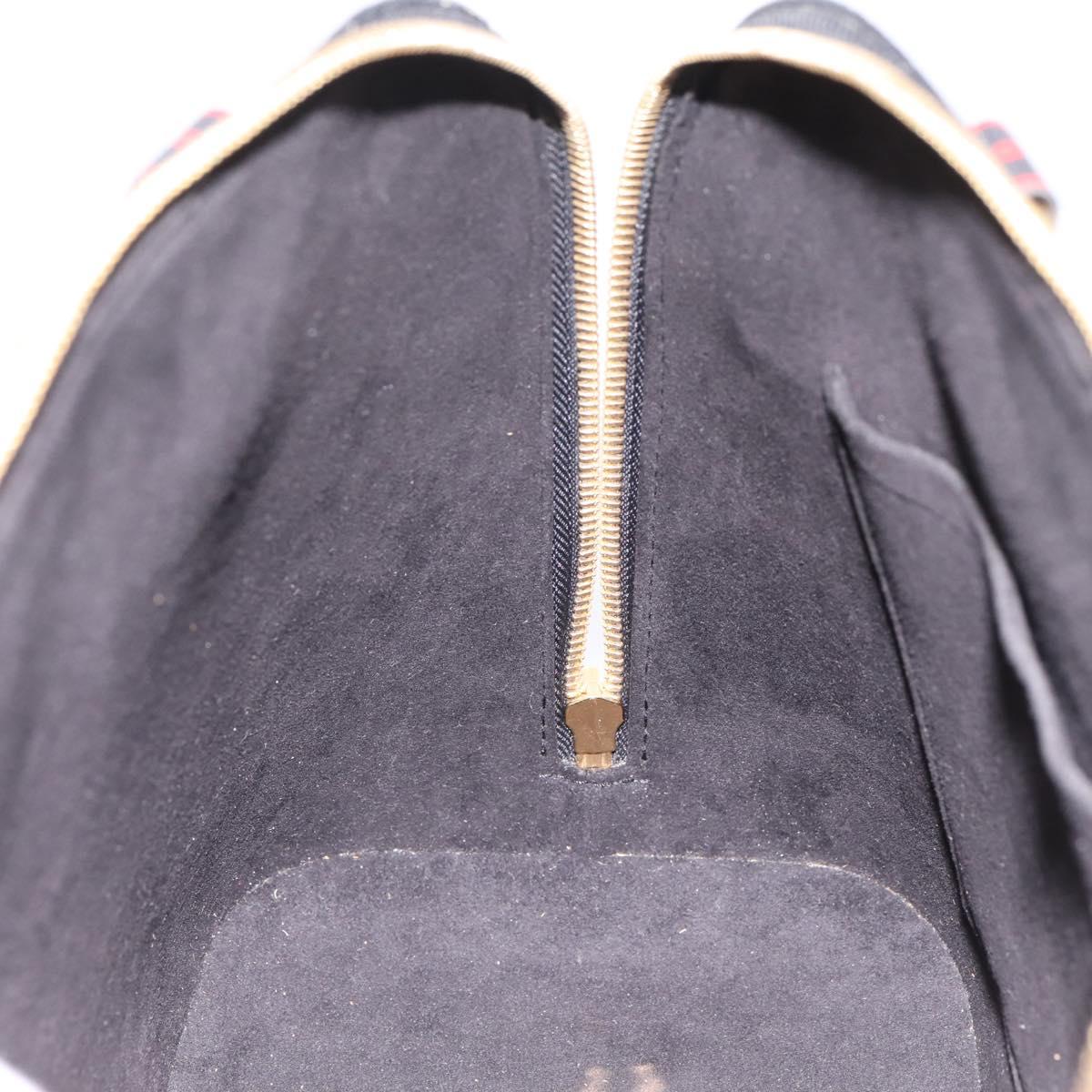 LOUIS VUITTON Race Line Alma PM Hand Bag Black Blue Red M50646 LV Auth 197100A