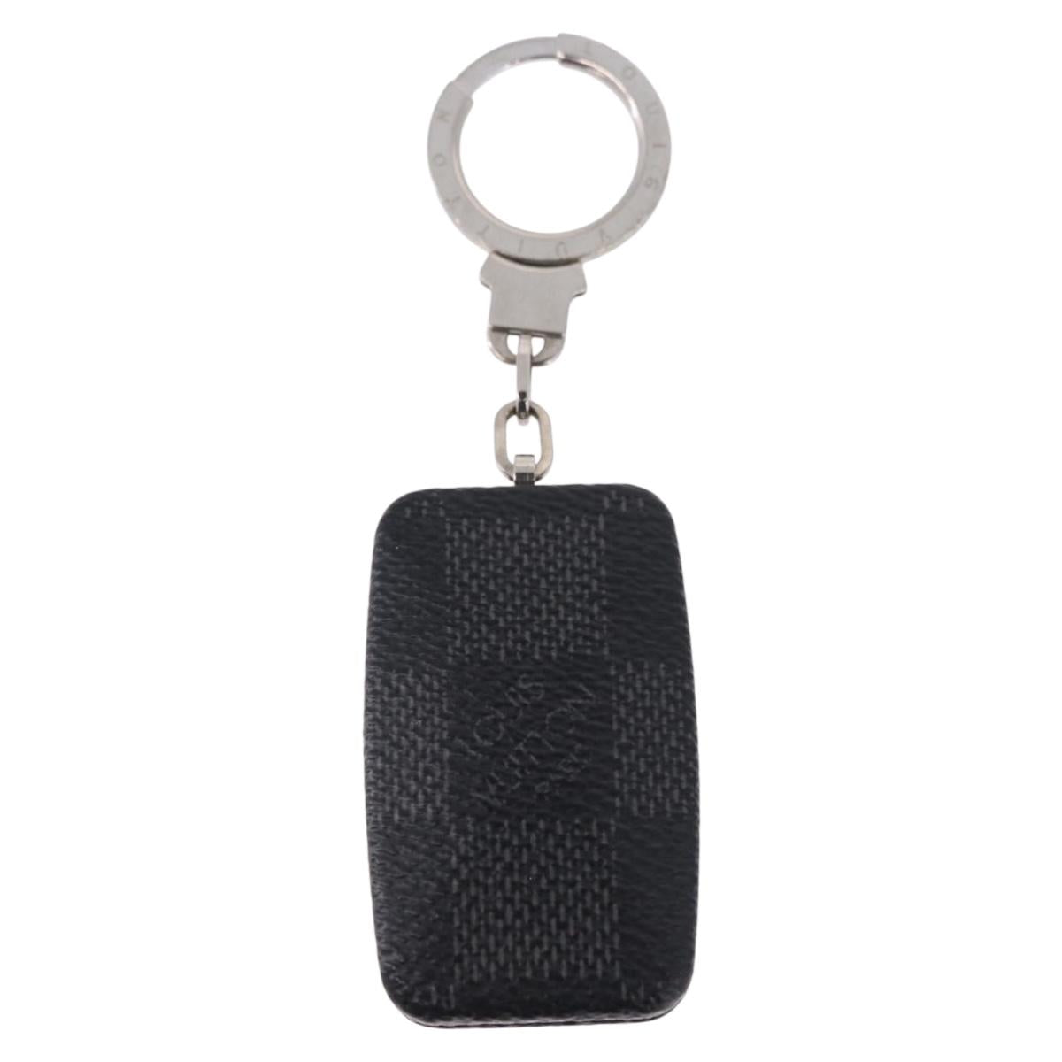 LOUIS VUITTON Damier Graphite Astropill Key Holder M66123 LV Auth 197114