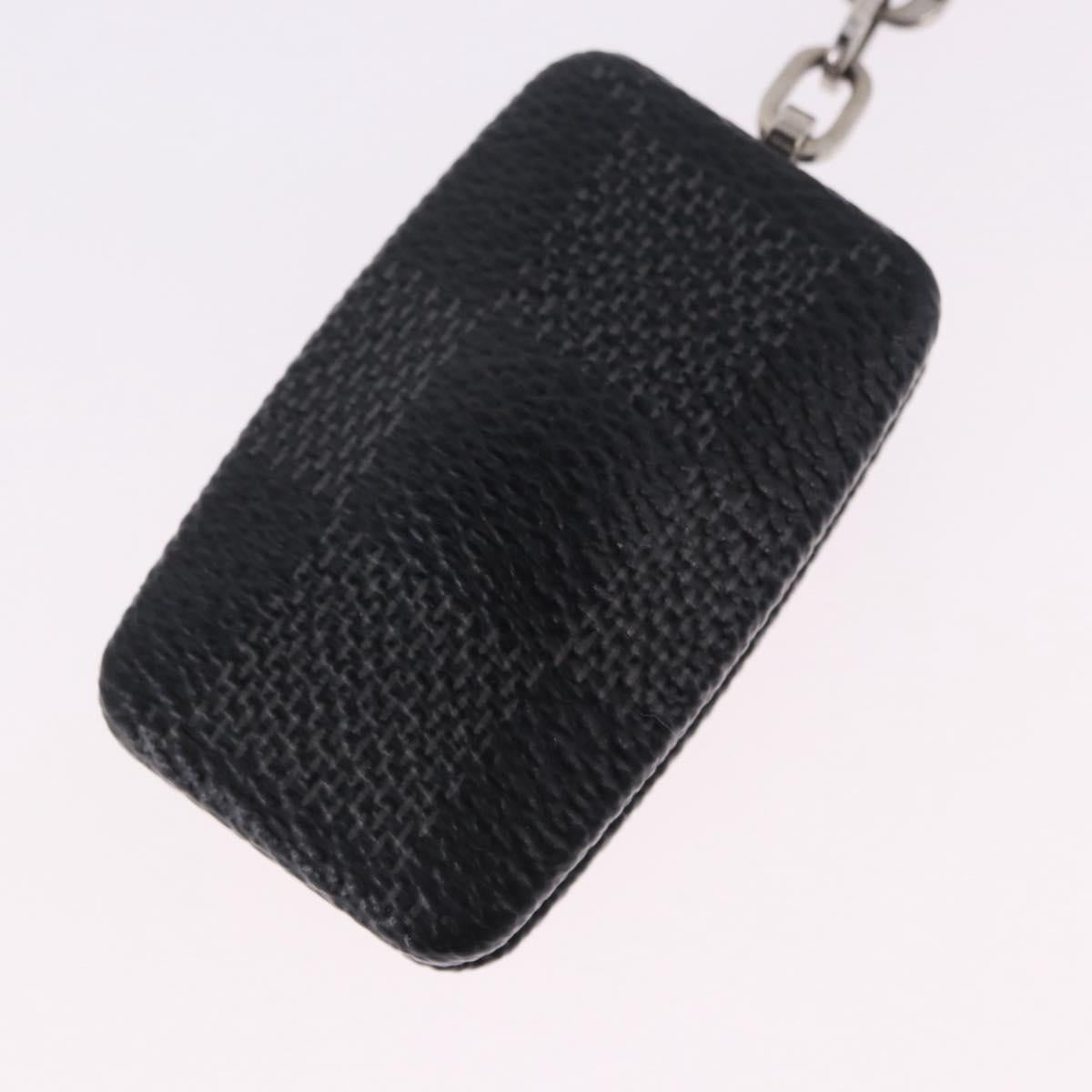 LOUIS VUITTON Damier Graphite Astropill Key Holder M66123 LV Auth 197114