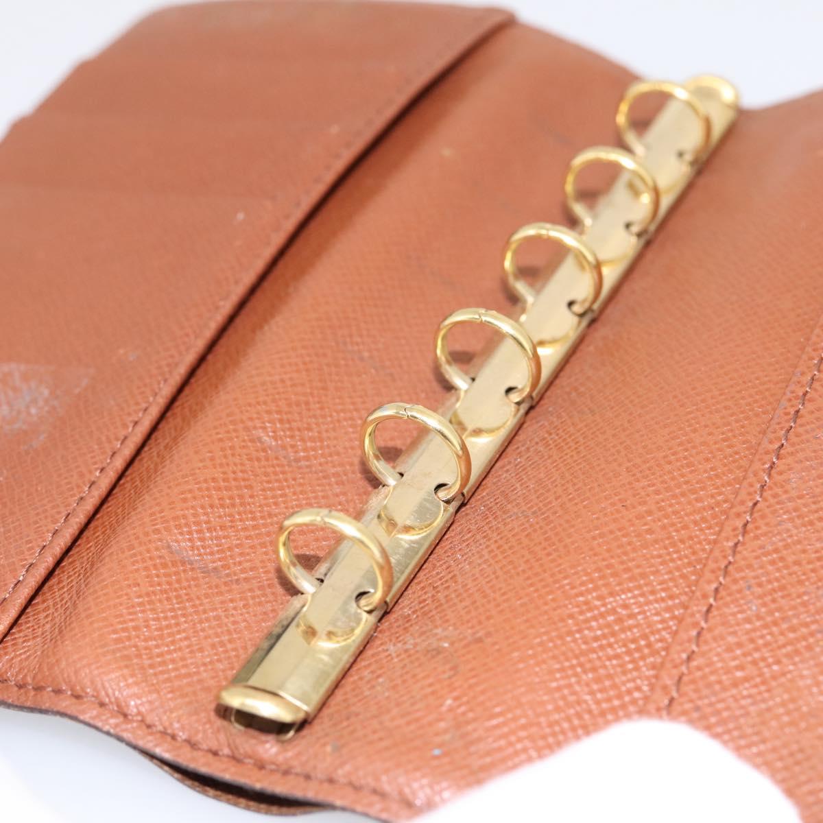 LOUIS VUITTON Monogram Agenda PM Day Planner Cover R20005 LV Auth 197115