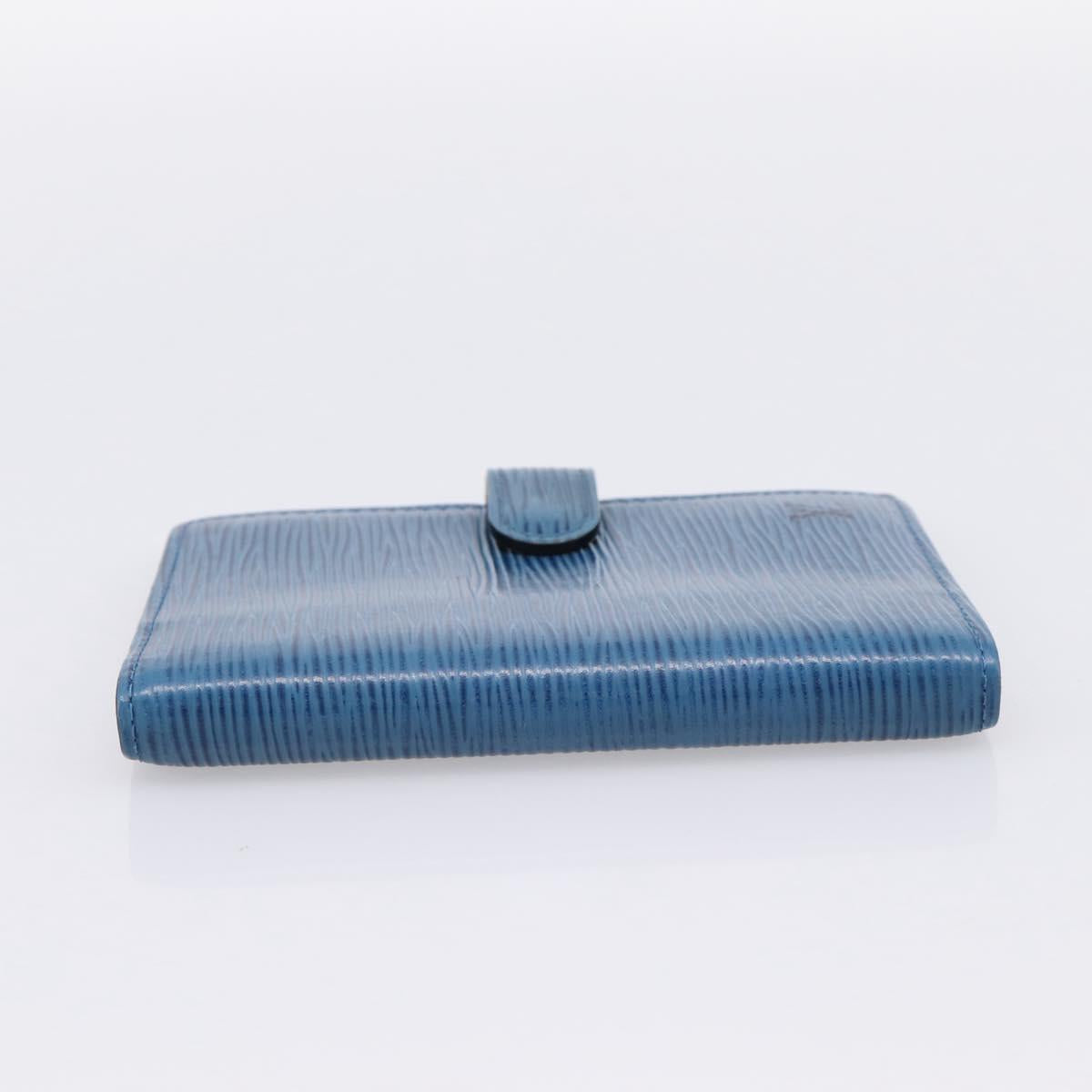 LOUIS VUITTON Epi Agenda PM Day Planner Cover Blue R20055 LV Auth 197120