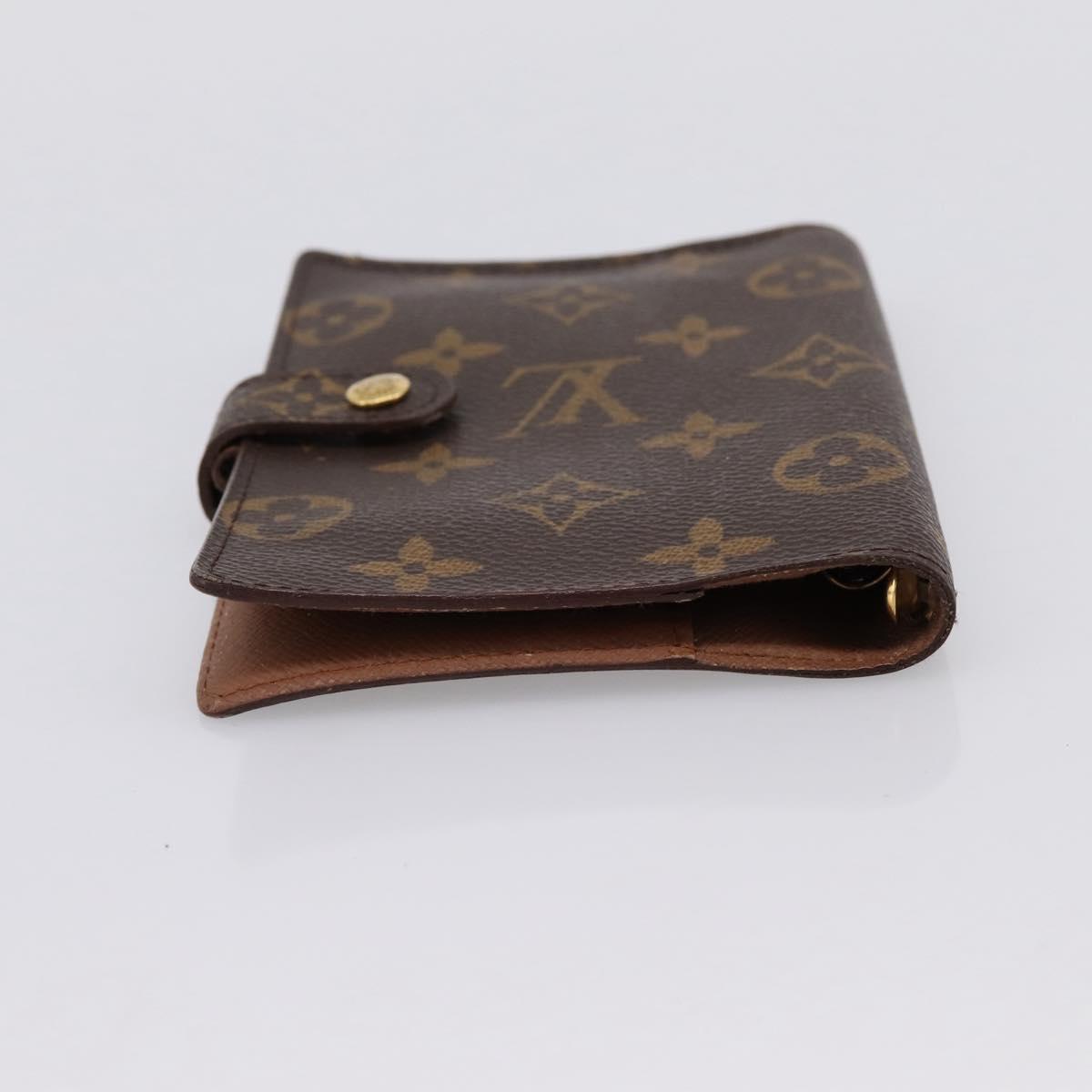 LOUIS VUITTON Monogram Agenda PM Day Planner Cover R20005 LV Auth 197122