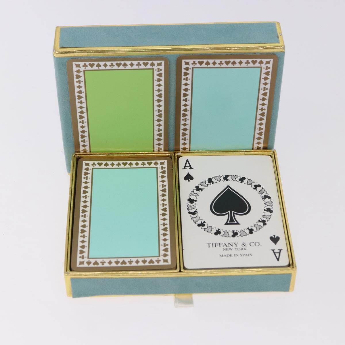 TIFFANY&Co. Playing Cards Paper Green Auth 197123A