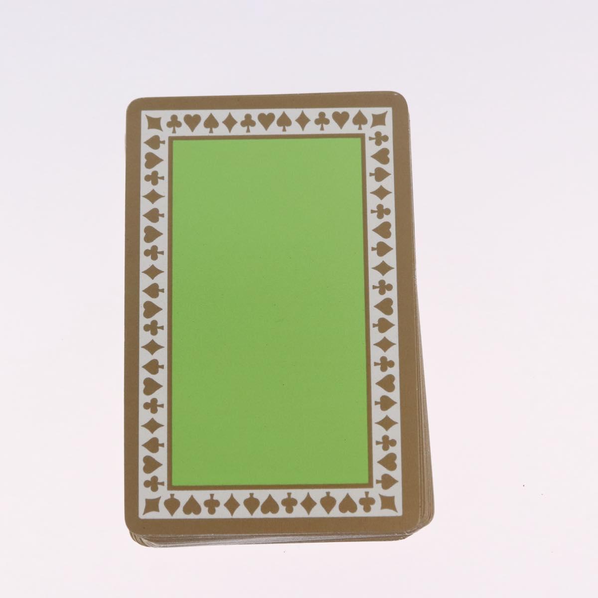 TIFFANY&Co. Playing Cards Paper Green Auth 197123A