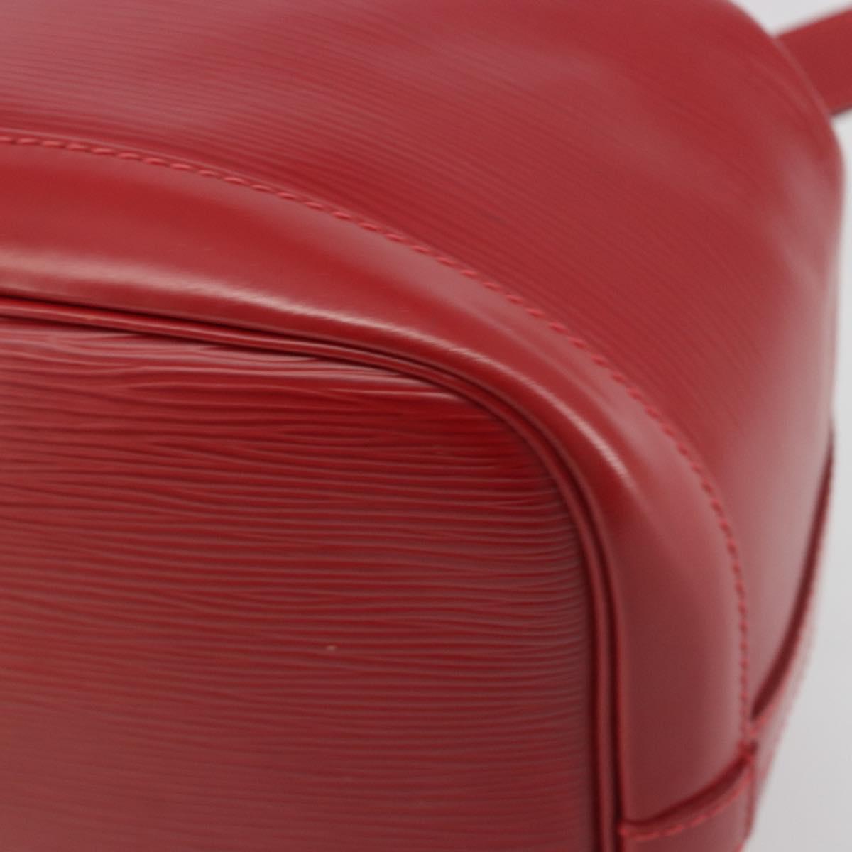 LOUIS VUITTON Epi Petit Noe Shoulder Bag Carmine M40839 LV Auth 197132A