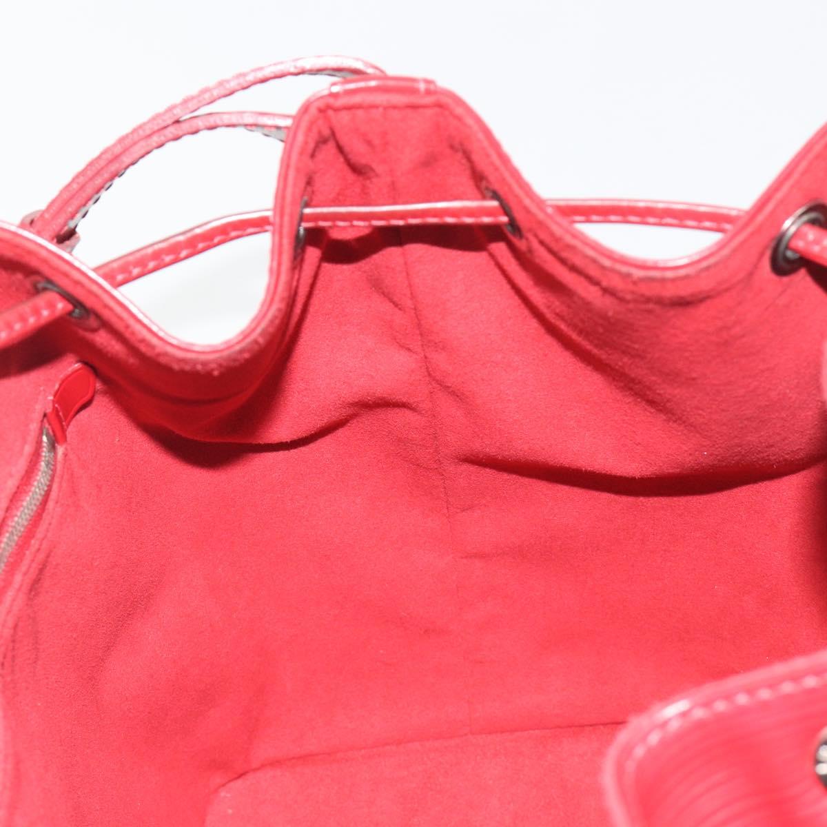 LOUIS VUITTON Epi Petit Noe Shoulder Bag Carmine M40839 LV Auth 197132A