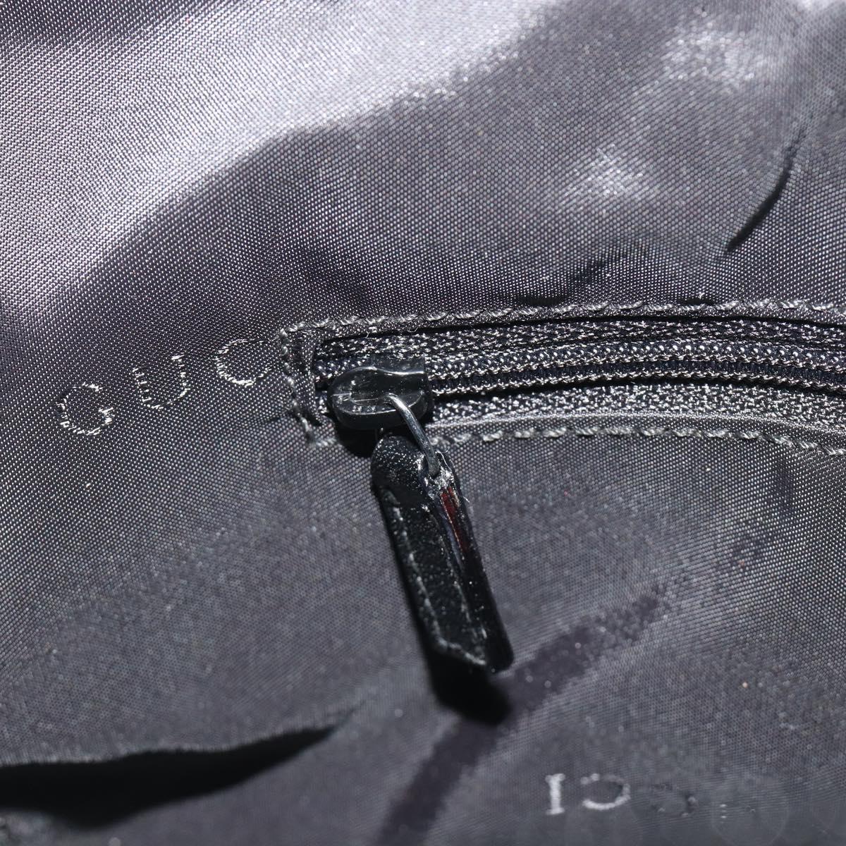 GUCCI Shoulder Bag Canvas Blue Silver 001 9386 Auth 197134A
