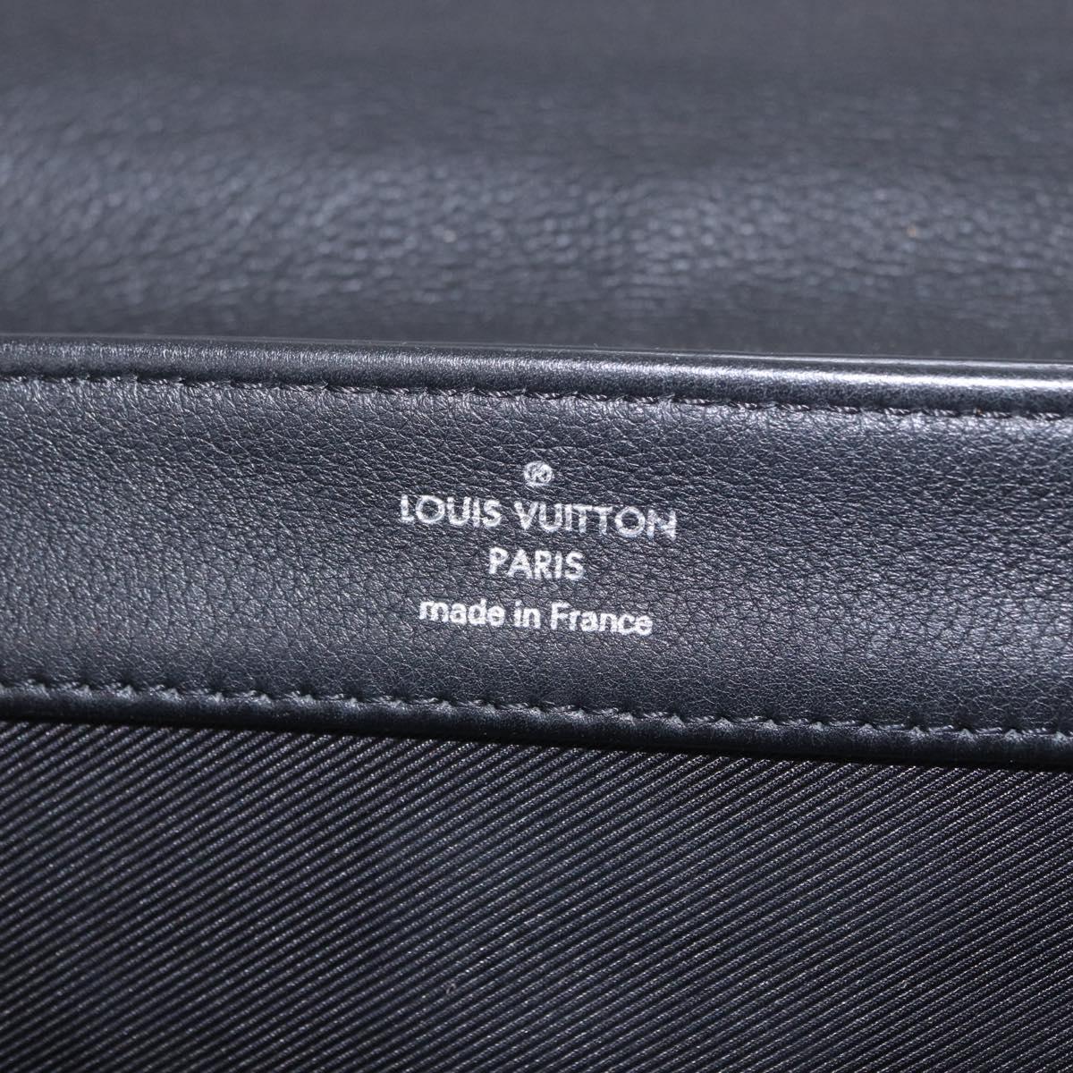 LOUIS VUITTON Rock Me II BB Shoulder Bag Calf leather Black LV Auth 197135V