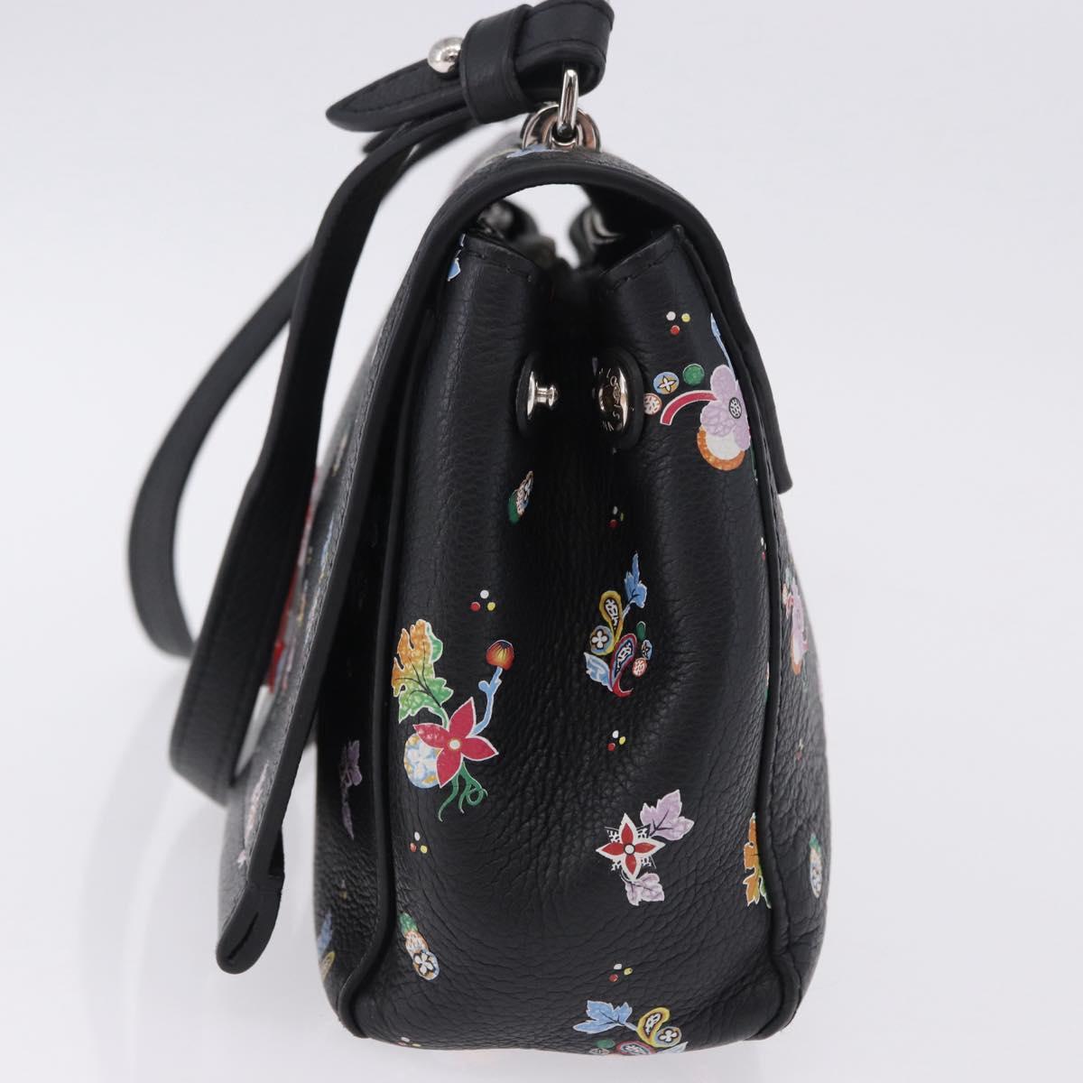 LOUIS VUITTON Rock Me II BB Shoulder Bag Calf leather Black LV Auth 197135V