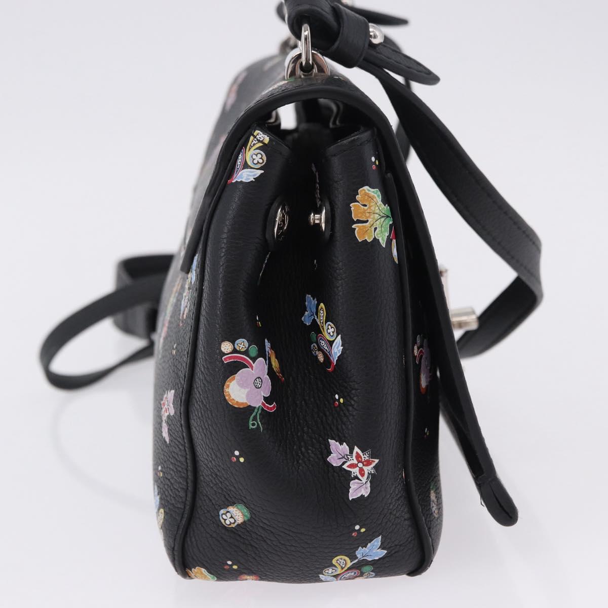 LOUIS VUITTON Rock Me II BB Shoulder Bag Calf leather Black LV Auth 197135V