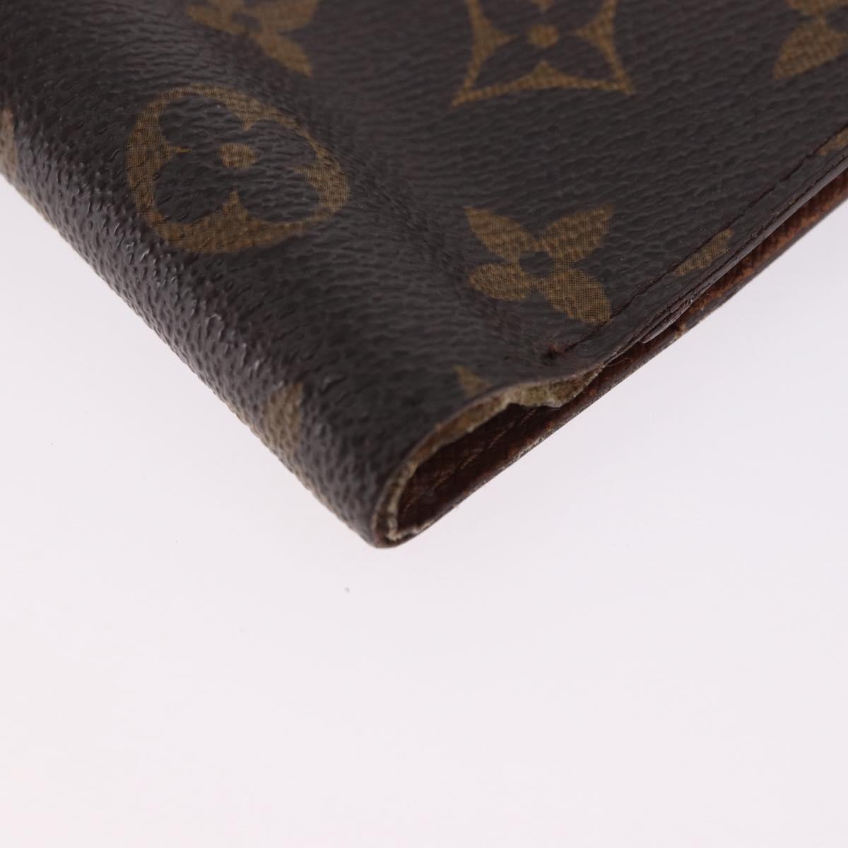 LOUIS VUITTON Monogram Agenda PM Day Planner Cover R20005 LV Auth 197145