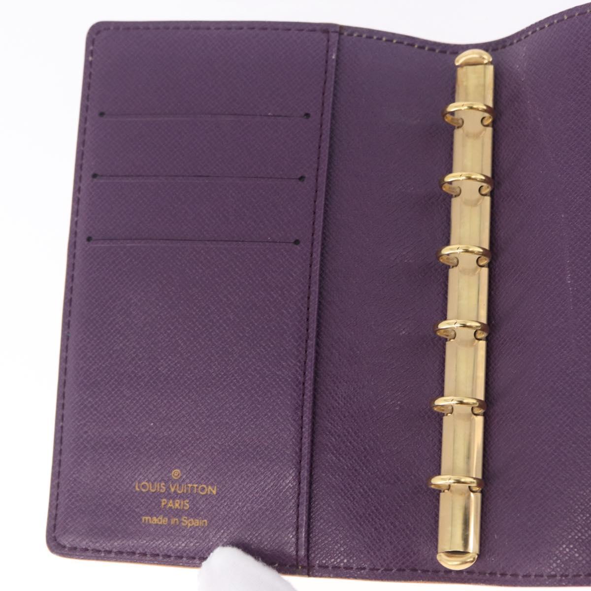 LOUIS VUITTON Epi Agenda PM Day Planner Cover Yellow R20059 LV Auth 197146