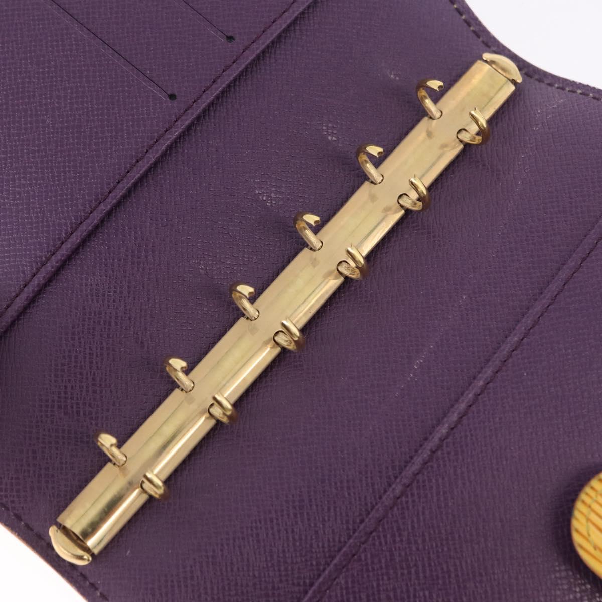LOUIS VUITTON Epi Agenda PM Day Planner Cover Yellow R20059 LV Auth 197146