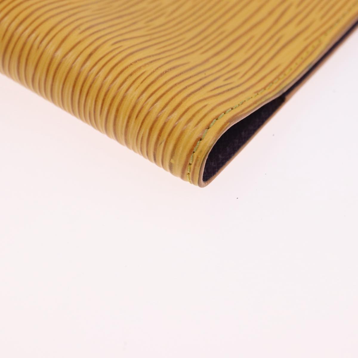 LOUIS VUITTON Epi Agenda PM Day Planner Cover Yellow R20059 LV Auth 197146
