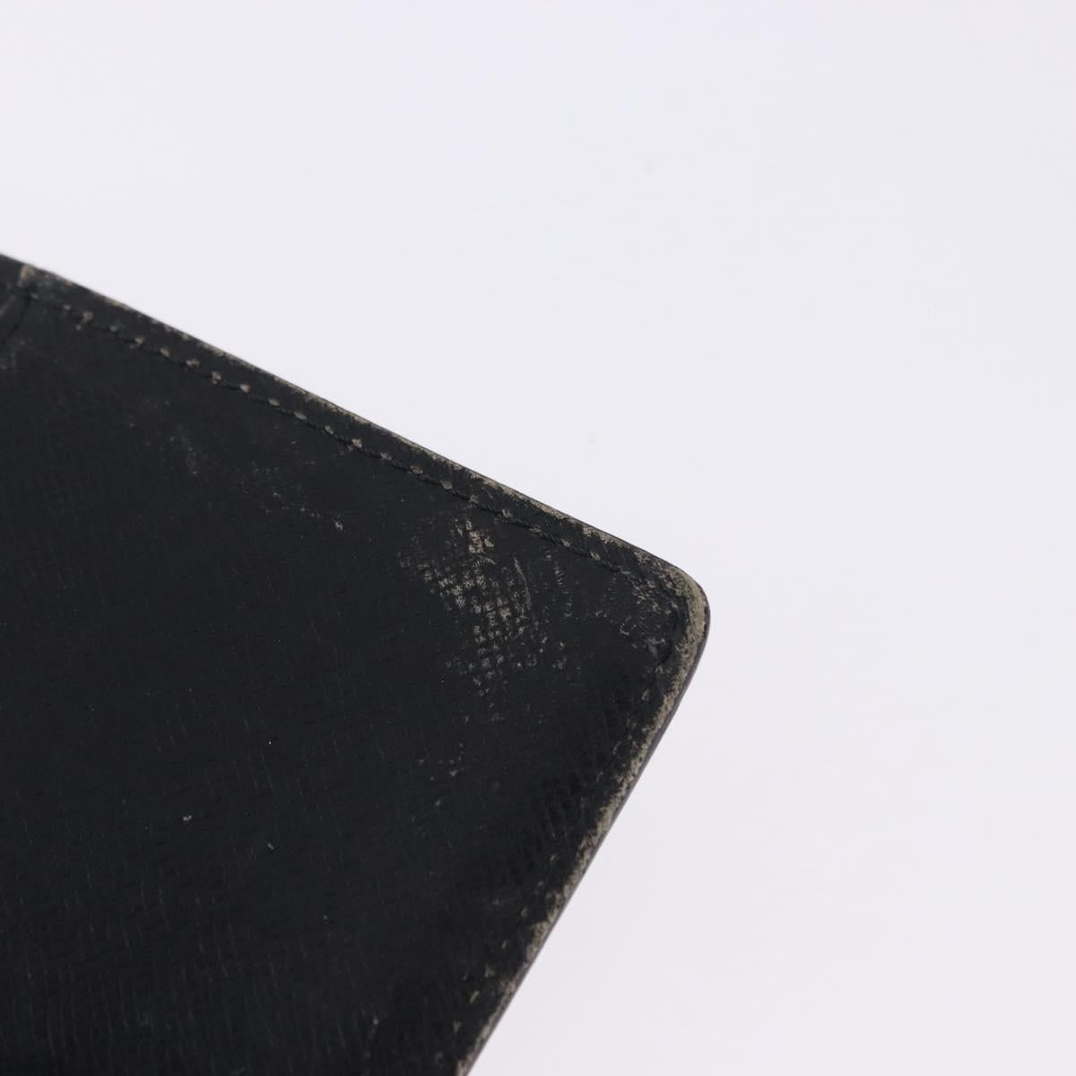 LOUIS VUITTON Epi Agenda PM Day Planner Cover Black R20092 LV Auth 197148