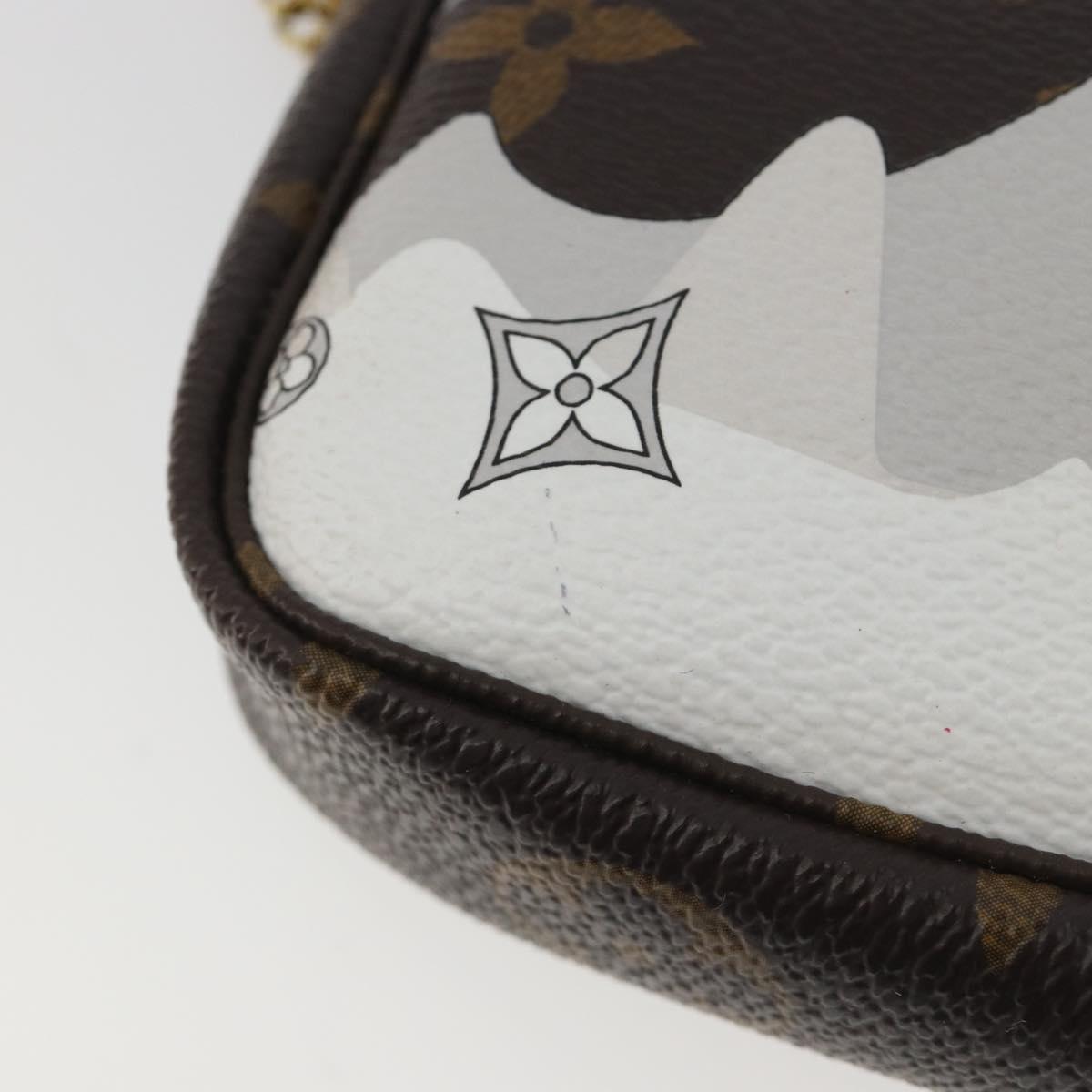 LOUIS VUITTON Monogram Vivienne Mini Pochette Accessoires M68490 LV Auth 197150M