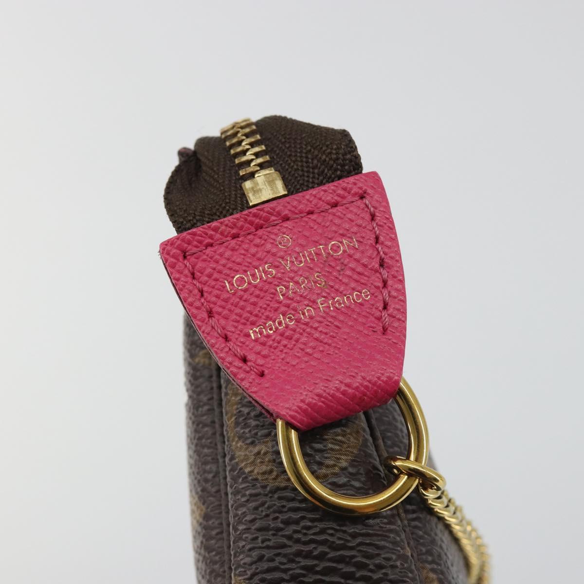 LOUIS VUITTON Monogram Vivienne Mini Pochette Accessoires M68490 LV Auth 197150M