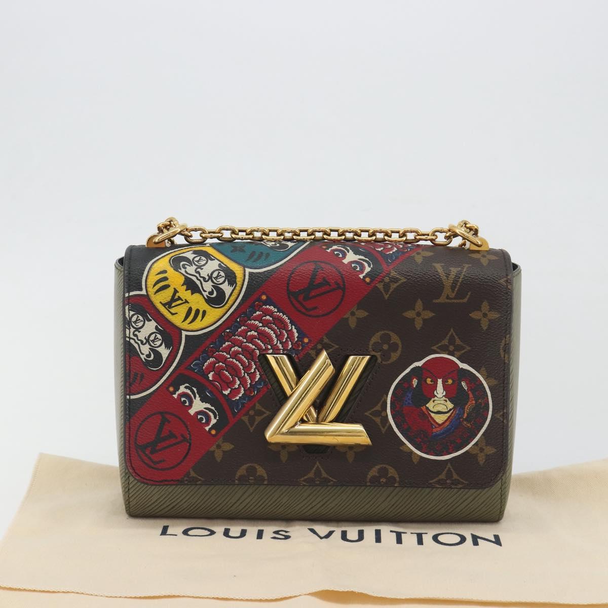 LOUIS VUITTON Monogram Kabuki Twist MM Shoulder Bag M67270 LV Auth 197161M