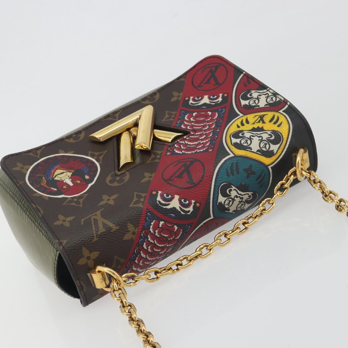 LOUIS VUITTON Monogram Kabuki Twist MM Shoulder Bag M67270 LV Auth 197161M