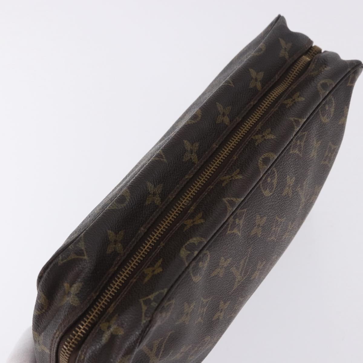 LOUIS VUITTON Monogram Trousse Toilette 28 Clutch Bag M47522 LV Auth 197165