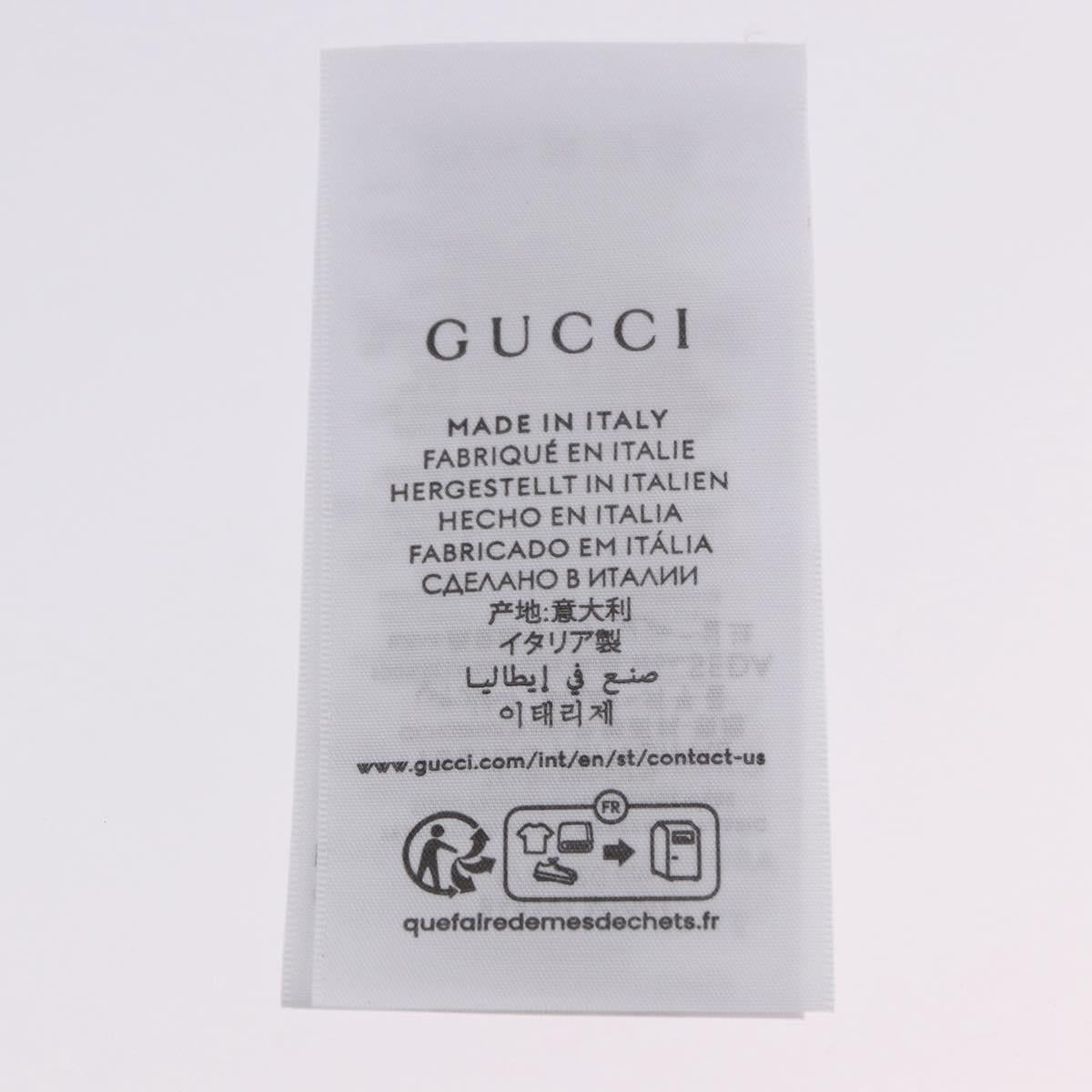 GUCCI GG Canvas Scarf Silk Higuchi Yuko Collaboration Beige Auth 197171M
