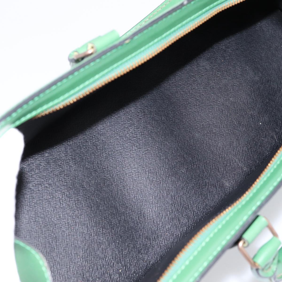 LOUIS VUITTON Epi Sac Triangle Hand Bag Green M52094 LV Auth 197179