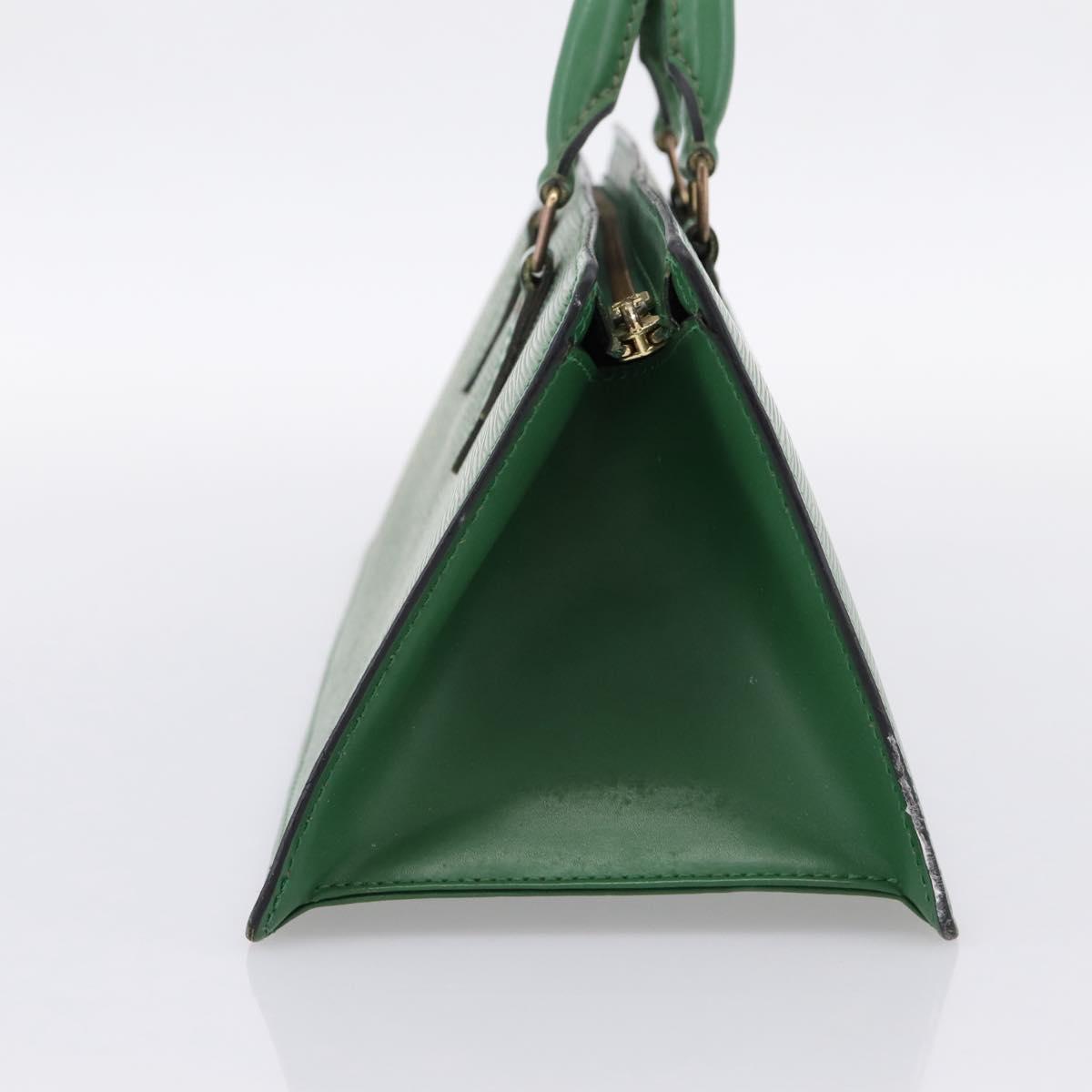 LOUIS VUITTON Epi Sac Triangle Hand Bag Green M52094 LV Auth 197179