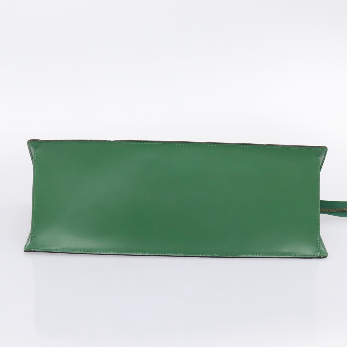 LOUIS VUITTON Epi Sac Triangle Hand Bag Green M52094 LV Auth 197179