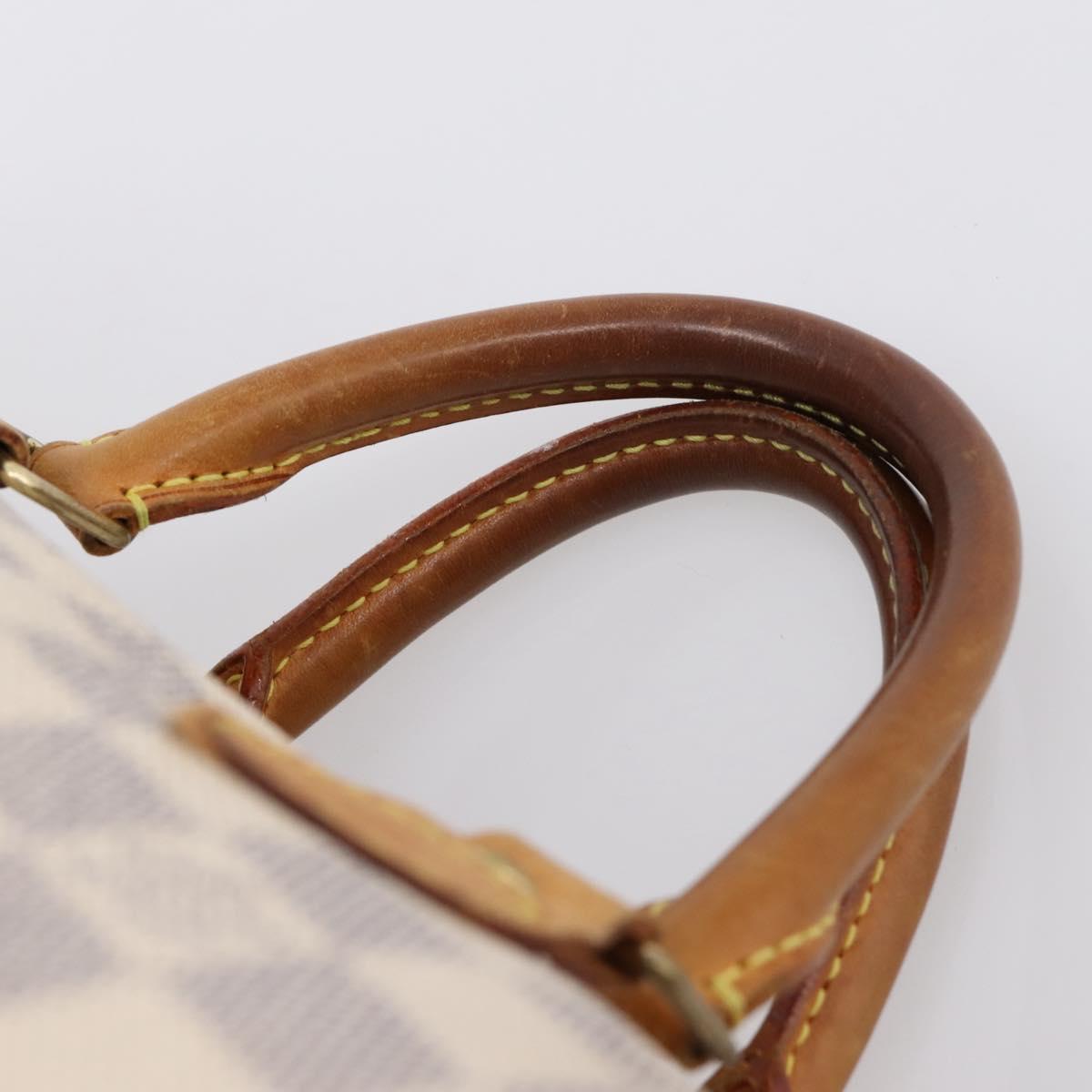 LOUIS VUITTON Damier Azur Speedy 30 Hand Bag N41533 LV Auth 197180