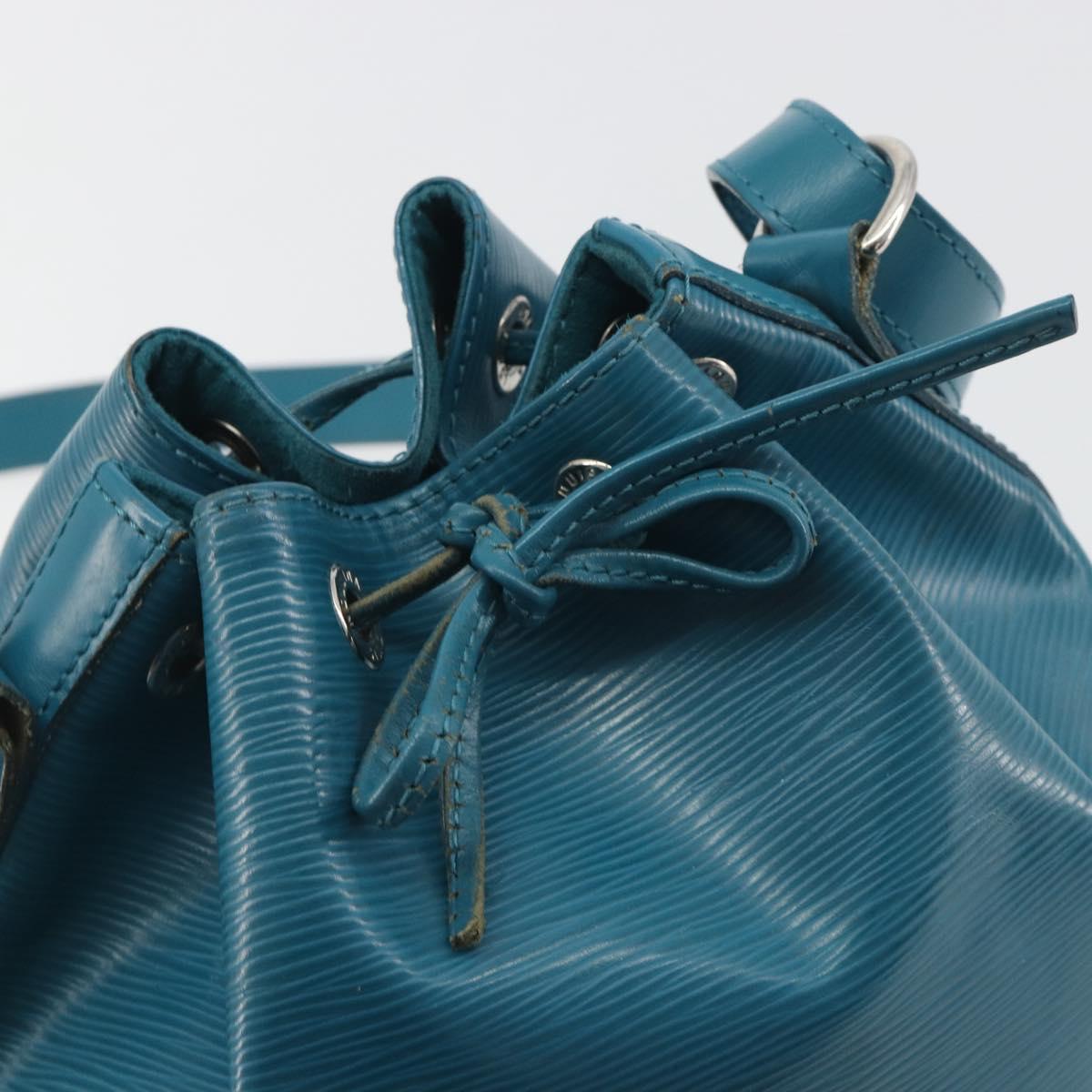 LOUIS VUITTON Epi Noe BB Shoulder Bag Blue Cyan M40846 LV Auth 197183