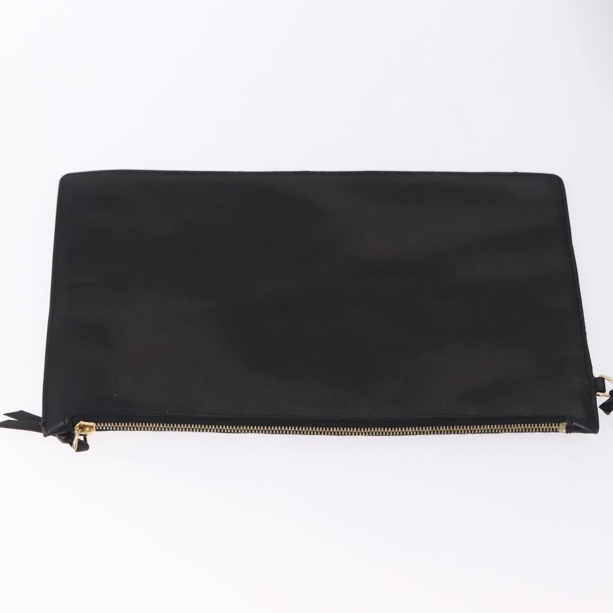 BOTTEGA VENETA INTRECCIATO Cabas PM Hand Bag Leather Black 141498 Auth 197190SAV